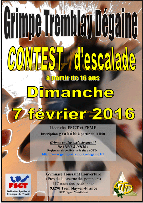 affiche contest tremblay